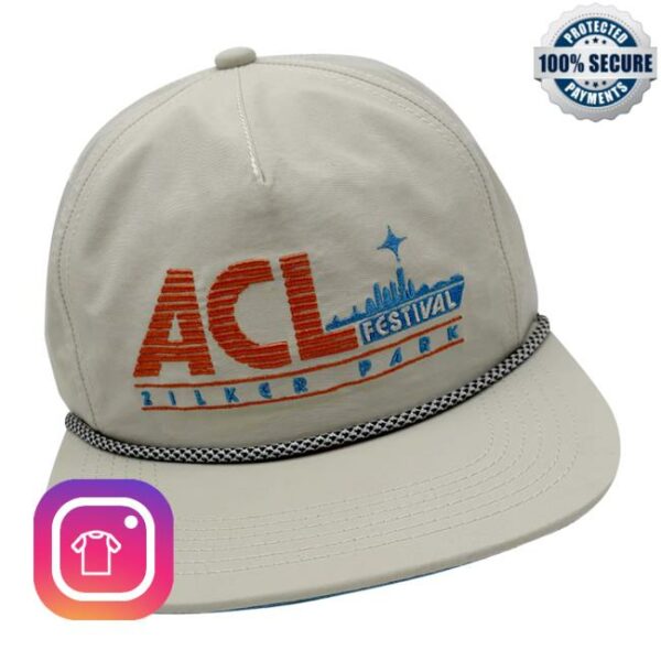 Acl Festival Merch Store Stripes Rope Hat