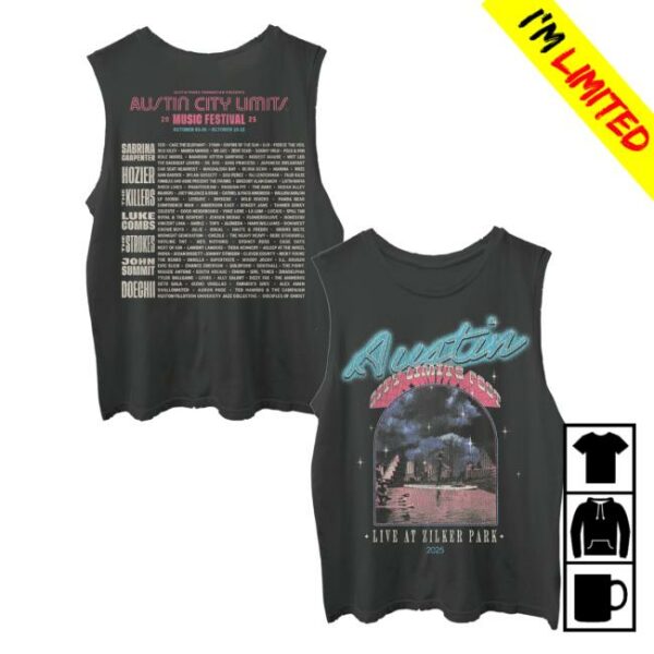 Acl Festival Merch Store Women’s Paddling Lineup Tank