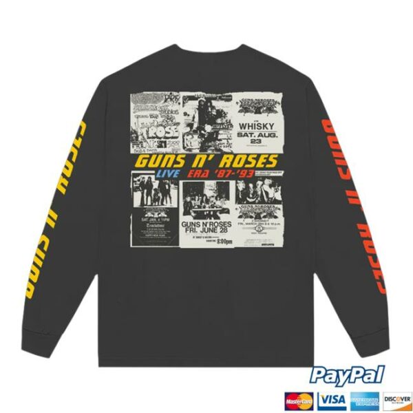 Guns N’ Roses Official Store Merch Live Era Long Sleeve