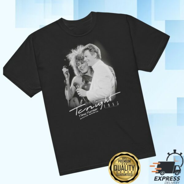 David Bowie Store Merch Bowie & Tina Tonight 1985 T-Shirt