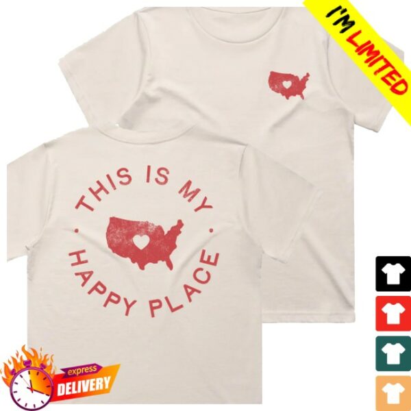 Tpusa Merch Store This Is My Happy Place T-Shirt