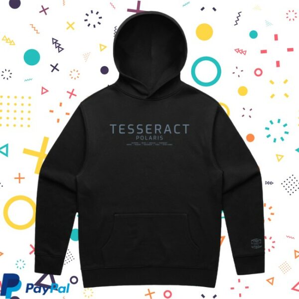 Tesseract Band Store Merch Polaris 10 Year Anniversary Black Hoodie