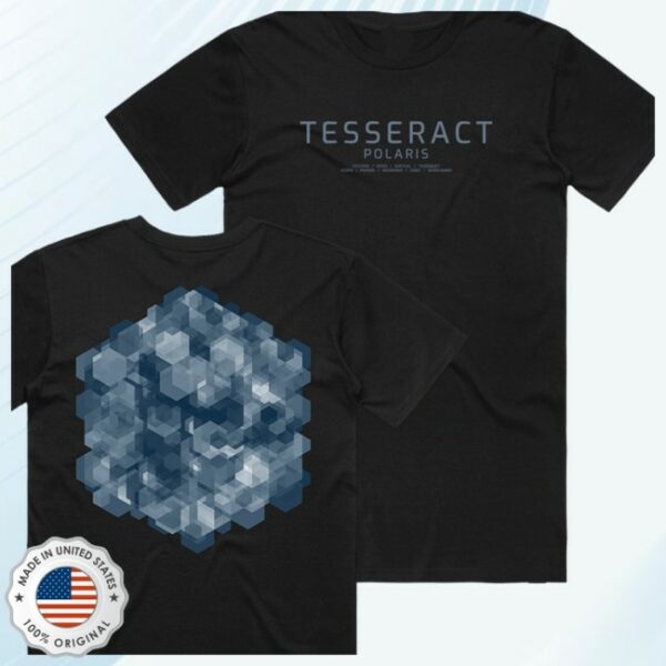 Tesseract Band Store Merch Polaris 10 Year Anniversary Black T-Shirt