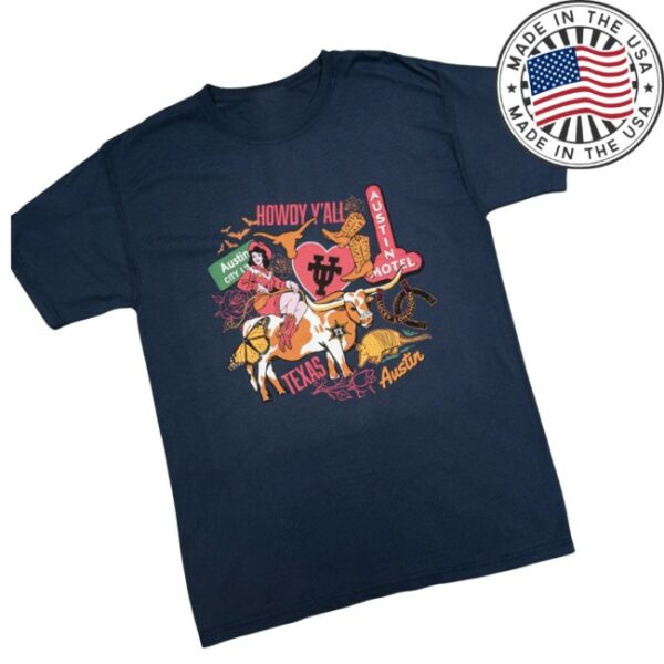 Universitycoop Store Merch Texas Longhorns Austin Icons Comfortwash Tee
