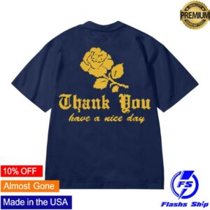 Market Studios Store Merch Thank You Needlepoint T-Shirt
