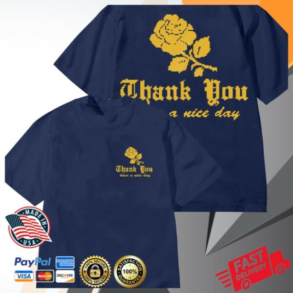 Market Studios Store Merch Thank You Needlepoint T-Shirt