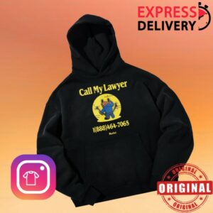 Market Studios Store Merch Smiley Call My Lawyer Bear Hoodie