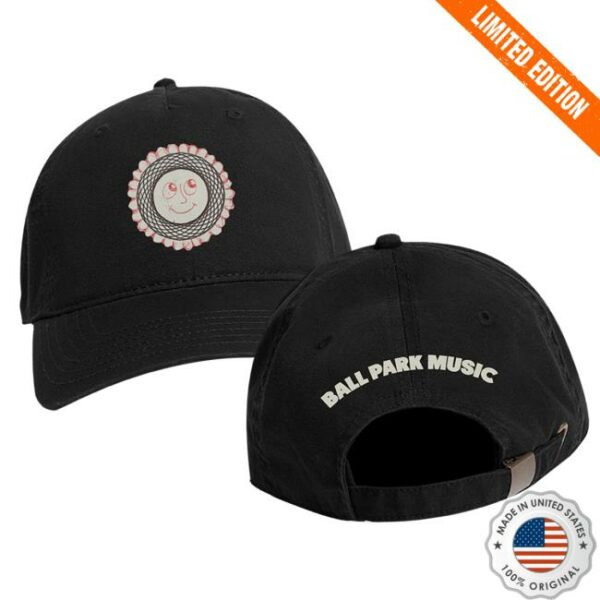 Merch Jungle Store Ball Park Music Smiley Cap