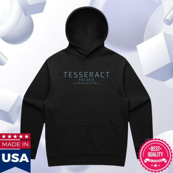 Tesseract Band Merch Store Polaris 10 Year Anniversary Hoodie Black