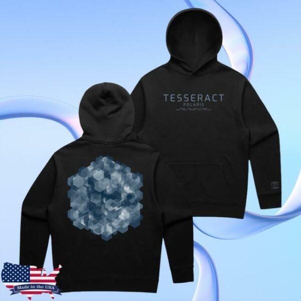 Tesseract Band Merch Store Polaris 10 Year Anniversary Hoodie Black