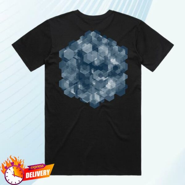 Tesseract Band Merch Store Polaris 10 Year Anniversary T-Shirt Black