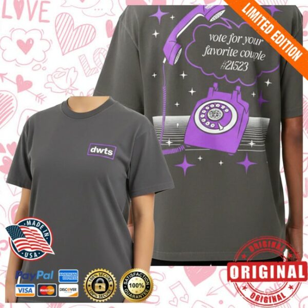 Dancing With The Stars Store Merch Vote For Your Face Tee