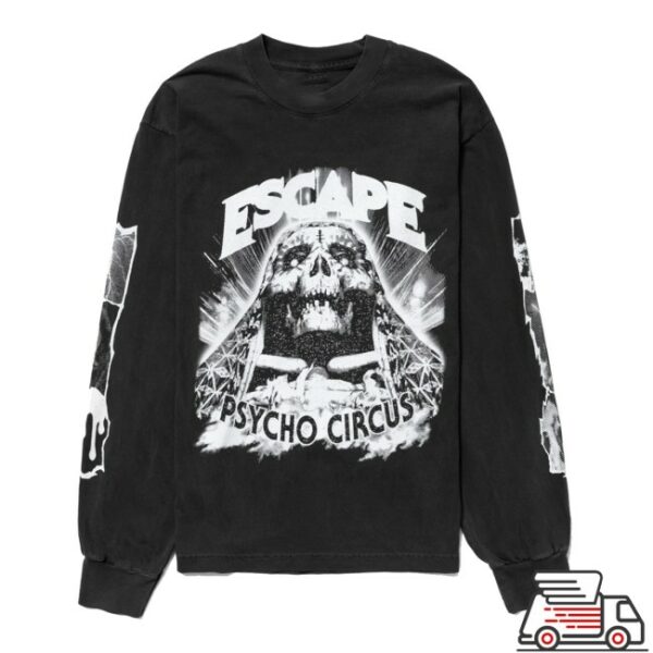 Insomniac Shop Store Merch Escape Skull Lineup LS Tee