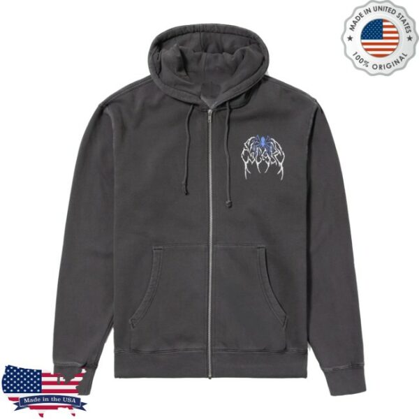 Insomniac Shop Store Merch Escape The Spider Zip Hoodie