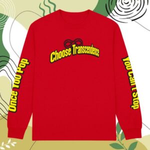 Making Time Is Rad Merch Store Transcendental Pringle Long Sleeve Red