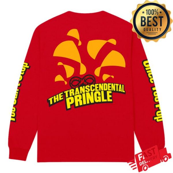Making Time Is Rad Merch Store Transcendental Pringle Long Sleeve Red