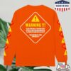 kenny Making Time Is Rad Merch Store Warning Long Sleeve Orangea