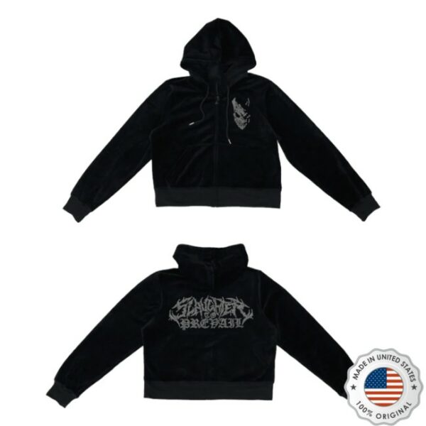 Firstblood Store Merch Slaughter To Prevail – Juicy Slam Velour – Zip-Up Hoodie