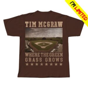 Tim Mcgraw Store Merch Tm Baseball Field Brown Tee