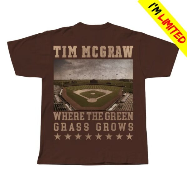 Tim Mcgraw Store Merch Tm Baseball Field Brown Tee