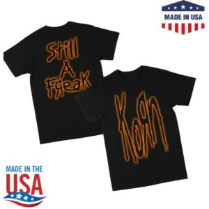 Korn Store Merch Orange Still A Freak Glow T-Shirt