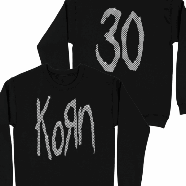 Korn Store Merch 30 Rhinestone Crewneck