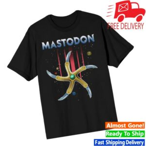 Mastodon Store Merch Five Finger Glaive Black T-Shirt