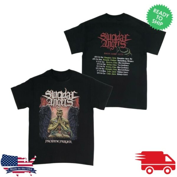 Area-23 Store Merch Suicidal Angels Short Sleeve T-Shirt