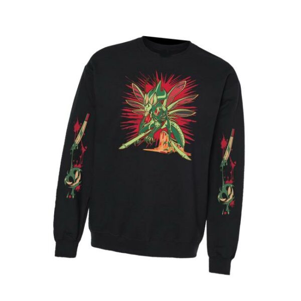 Sharkrobot Merch Store Bee Halloween Slasher Crewneck Sweatshirt