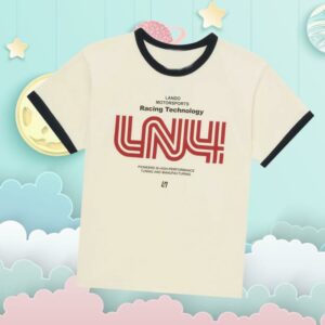 Lando Norris Merch Store Ringer Fitted Tee