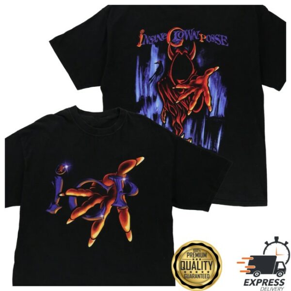 Vintagesole Store Merch Icp 2002 Insane Clown Posse Double Sided Graphic Music Hip-Hop T-Shirt