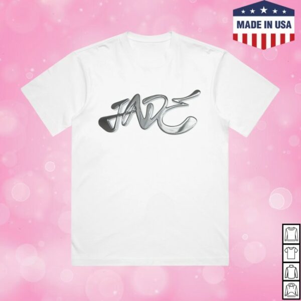 Jade Store Merch Jade Chrome Logo White T-Shirt