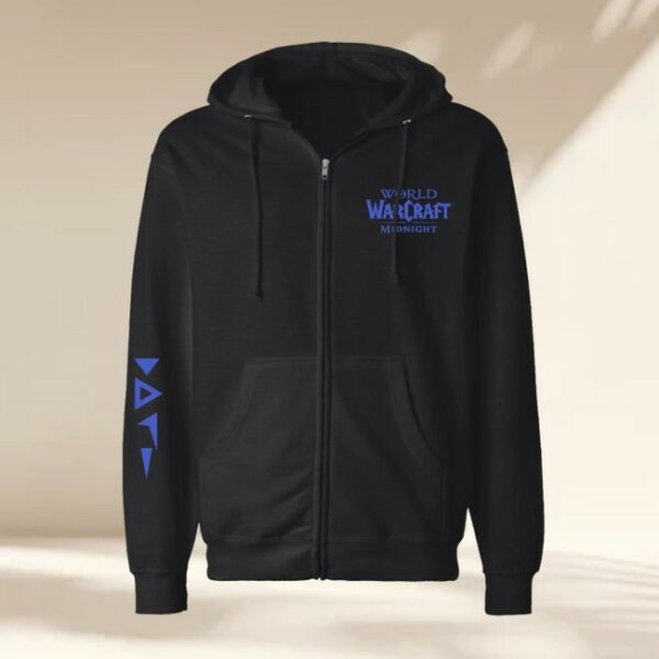 Blizzard Store Merch World Of Warcraft Midnight Darkheart Full Zip Hoodie