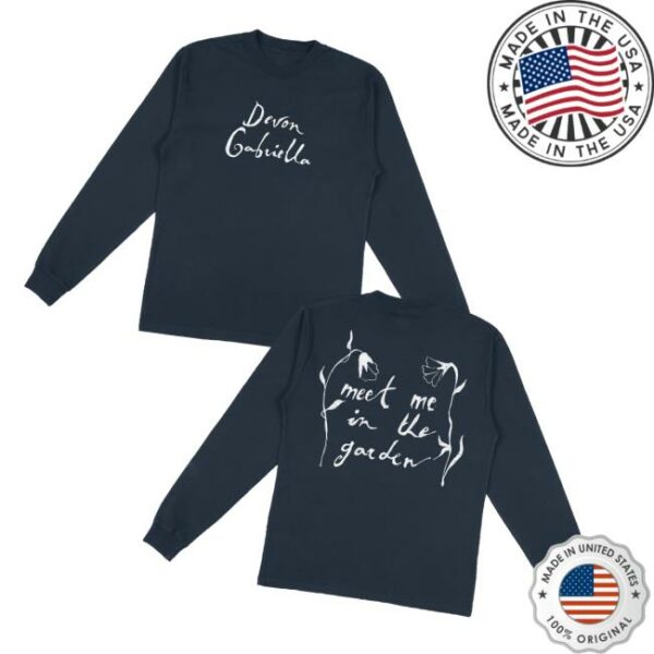 Devon Gabriella Merch Store Meet Me In The Garden Long Sleeve