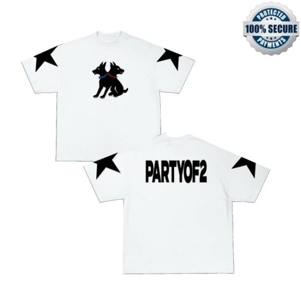 Def Jam Shop Merch Partyof2 White T-Shirt