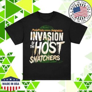 Atwwd Merch Store Parapods Ufo Beam Host T-Shirt Black