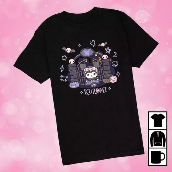 Hot Topic Merch Store Kuromi’s Mischief Mansion T-Shirt