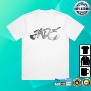 Jade Official Merch Store Jade Chrome Logo White T-Shirt