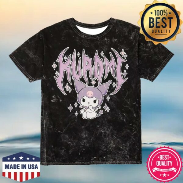 Hot Topic Shop Merch Kuromi Metal Dark Wash T-Shirt
