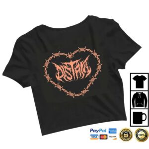 Distant Official Store Merch Barbed Croptop