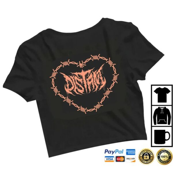 Distant Official Store Merch Barbed Croptop