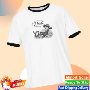 Silent Store Merch Slack Ringer Tee