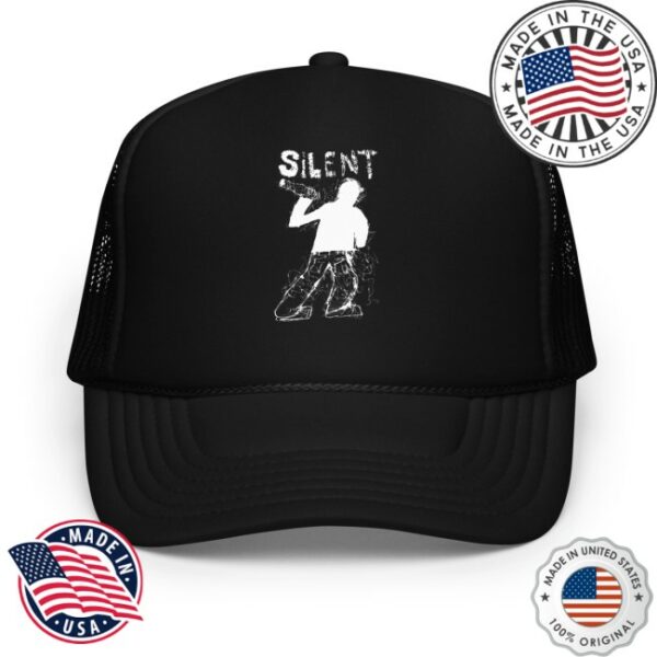 Silent Store Merch Silent Bottle Job Mesh Trucker Cap