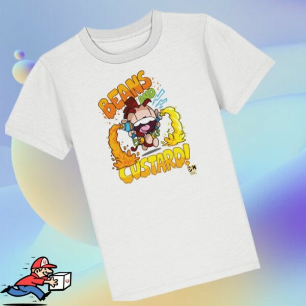 The Phoenix Comic Store Merch Bunny Vs Monkey Beans And Custard Shirt