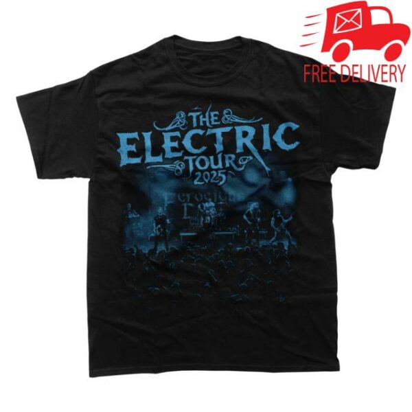 Ferocious Dog Merch Store Electric Tour 2025 Unisex T-Shirt