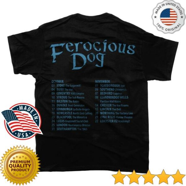 Ferocious Dog Merch Store Electric Tour 2025 Unisex T-Shirt