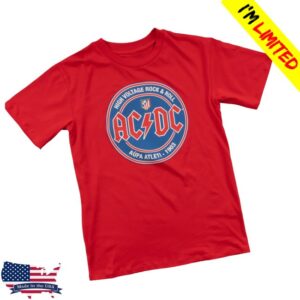 Acdc Store Merch Ac Dc X Atleti T-Shirt