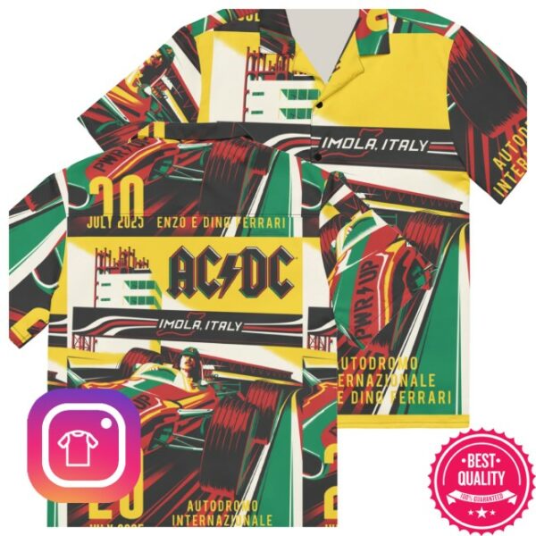 Acdc Store Merch Imola Button Down Shirt