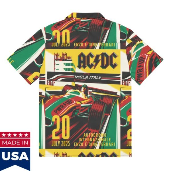 Acdc Store Merch Imola Button Down Shirt