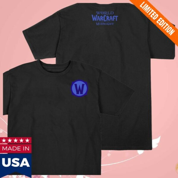 Blizzard Store Merch World Of Warcraft Color Logo T-Shirt